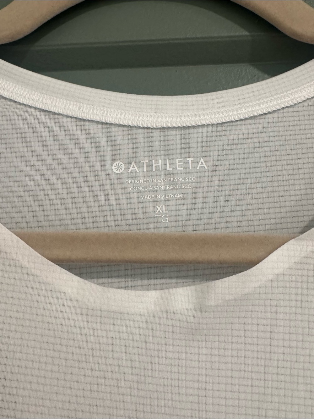 Athleta Grid Knit Singlet Tank - New with Tags - Size XL - Picture 2 of 7